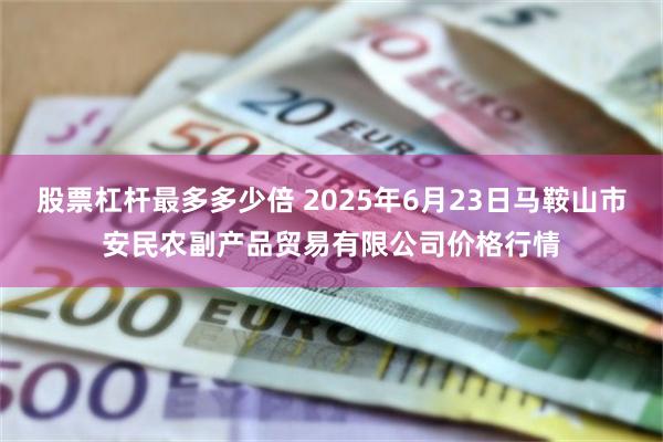 股票杠杆最多多少倍 2025年6月23日马鞍山市安民农副产品贸易有限公司价格行情