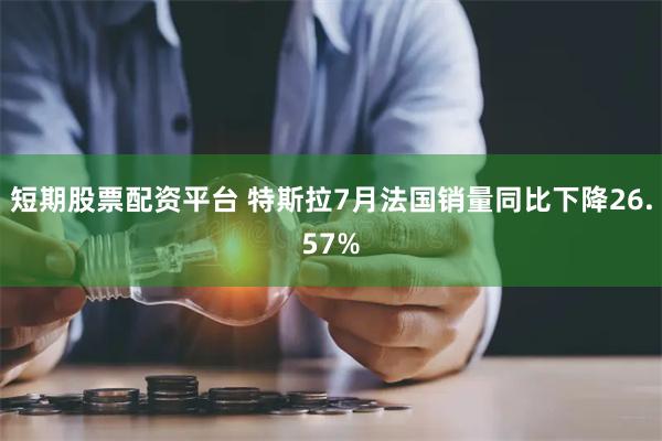 短期股票配资平台 特斯拉7月法国销量同比下降26.57%