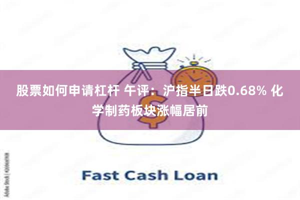 股票如何申请杠杆 午评：沪指半日跌0.68% 化学制药板块涨幅居前