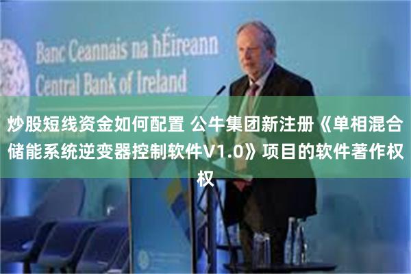 炒股短线资金如何配置 公牛集团新注册《单相混合储能系统逆变器控制软件V1.0》项目的软件著作权