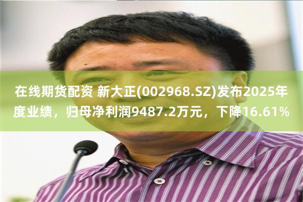 在线期货配资 新大正(002968.SZ)发布2025年度业绩，归母净利润9487.2万元，下降16.61%