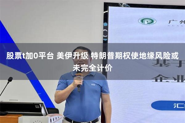股票t加0平台 美伊升级 特朗普期权使地缘风险或未完全计价