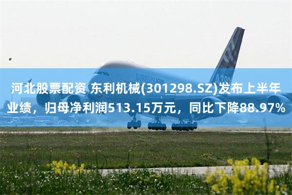 河北股票配资 东利机械(301298.SZ)发布上半年业绩，归母净利润513.15万元，同比下降88.97%