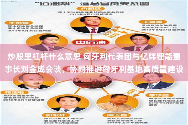 炒股里杠杆什么意思 匈牙利代表团与亿纬锂能董事长刘金成会谈,协同推进匈牙利基地高质量建设