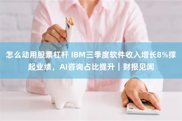 怎么动用股票杠杆 IBM三季度软件收入增长8%撑起业绩，AI咨询占比提升｜财报见闻